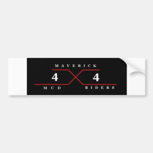 Maverick Mud Riders Bumper Sticker