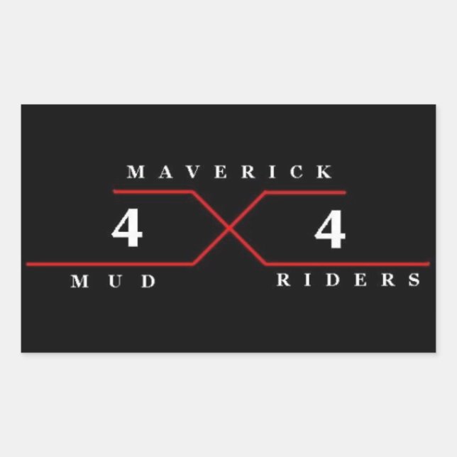 Maverick Mud Riders Sticker (Front)