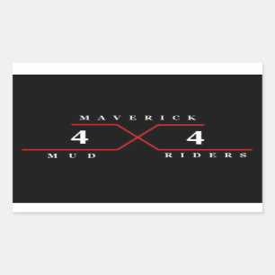 Maverick Mud Riders Sticker