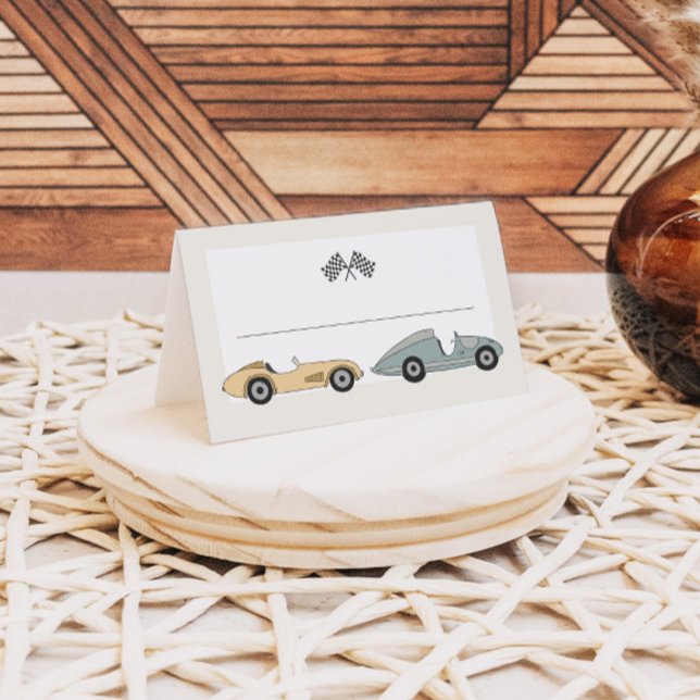 MAVERICK Race Card Buffet Food Place Cards (Creator Uploaded)