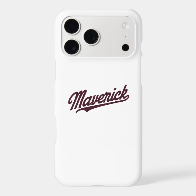 Maverick Typography Art (Back)