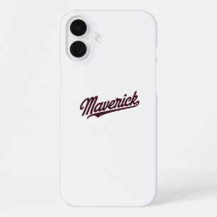 Maverick Typography  iPhone 16 Plus Case