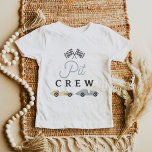 MAVERICK Vintage Blue Yellow Race Car Pit Crew Toddler T-shirt<br><div class="desc">This toddler t shirt features vintage blue and yellow race cars with the words,  'pit crew'. This kid t shirt is the perfect addition to a two fast or fast one racing themed birthday party or event.</div>