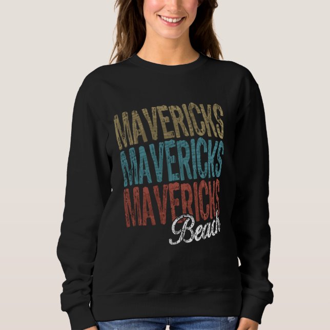 MAVERICKS BEACH Three Tone Palm Sweatshirt (Front)