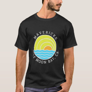 Mavericks Half Moon Bay Graphic Sunrise T-Shirt