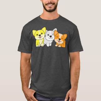 Maverique Flag Pride Lgbtq Dogs Maverique Corgi808 T-Shirt