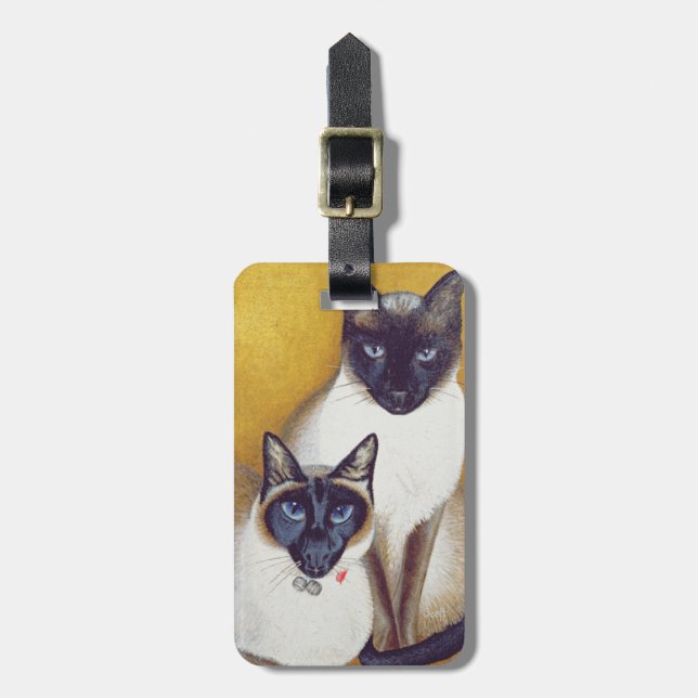 Mavis and Barnaby Luggage Tag (Front Vertical)