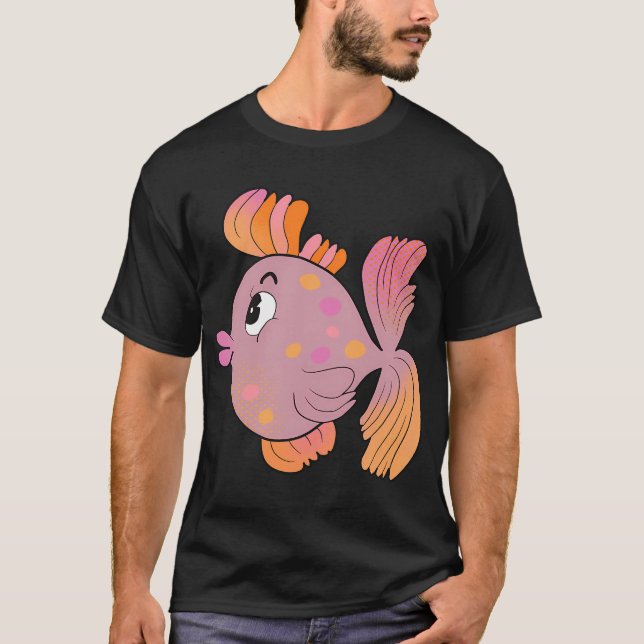 Mavis the Tropical Fish T-Shirt (Front)