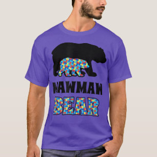 Mawmaw Bear Autism Awareness T-Shirt