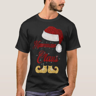 Mawmaw Claus Matching Family Group Christmas X-Mas T-Shirt