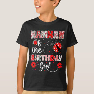 Mawmaw Of The Birthday Girl - Family Ladybug T-Shirt