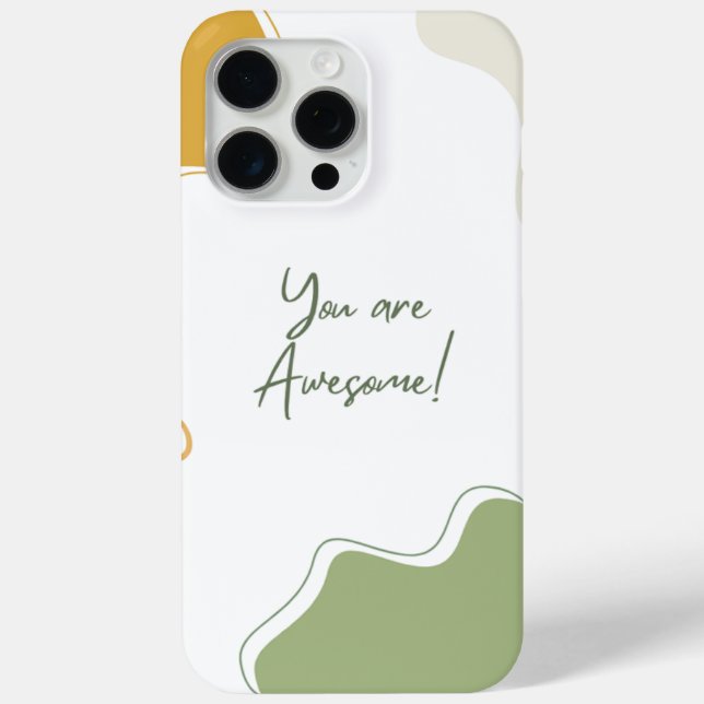 Max Afficher votre style génial - iPhone 15 Pro Coque (Verso)