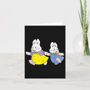 Max And Birthday Decorations Ruby Bunny  Card