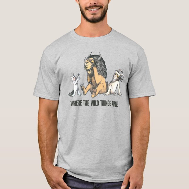 Max and the Wild Things Playing T-Shirt (Front)