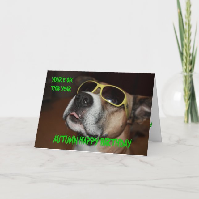 MAX Birthday Card (Front)