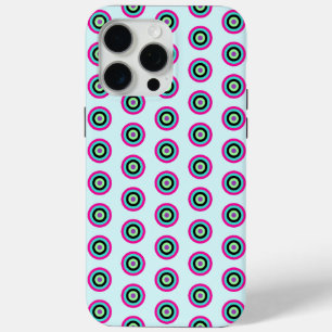 Max Bright Colorful Circles Coque pour iPhone 15 Pro M