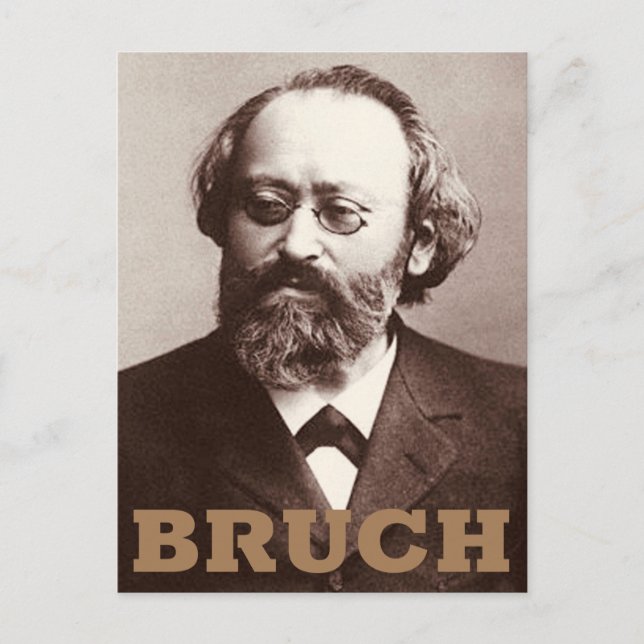 Max Bruch Postcard (Front)