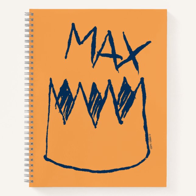 Max & Crown Sketch Notebook (Front)