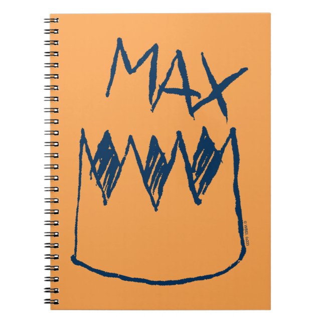 Max & Crown Sketch Notebook (Front)