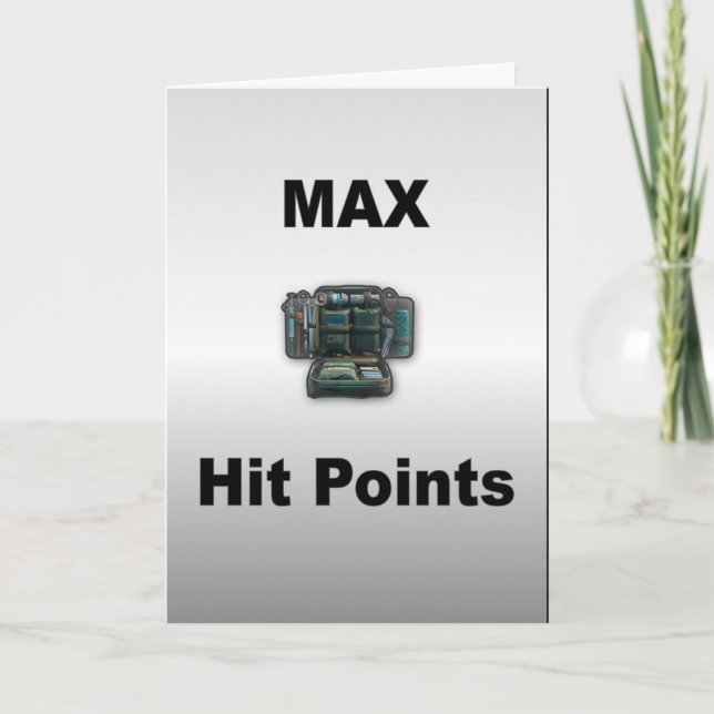 MAX Hit Points Card (Front)