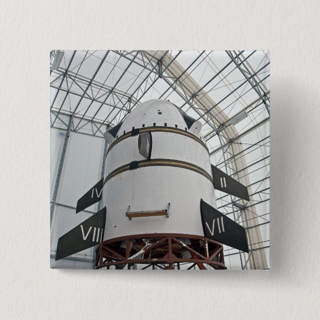 Max Launch Abort System vehicle 2 Inch Square Button (Front)