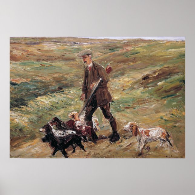 Max Liebermann Hunter in the Dunes Poster (Front)