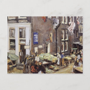 Max Liebermann- Jewish quarter in Amsterdam Postcard