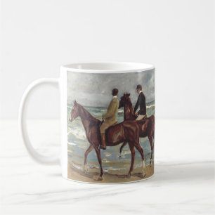 Max Liebermann: Two Riders on the Beach Art Coffee Mug