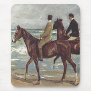 Max Liebermann: Two Riders on the Beach Art Mouse Pad