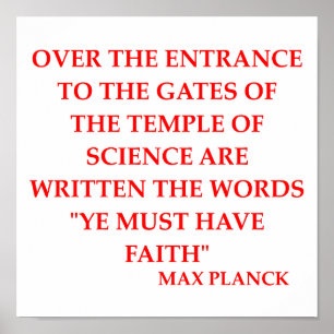 max planck quote poster