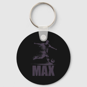 Max Soccer Boys Personalized First Name Max T Shir Keychain