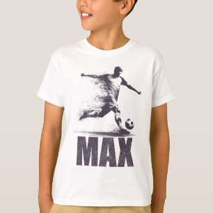 Max Soccer Boys Personalized First Name Max T-Shirt
