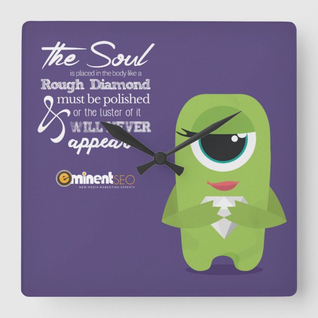 Max - Square Clock (Front)