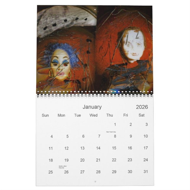 Max Sturdivant Calendar (Jan 2026)