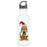 Max the Dog in Santa Hat