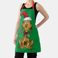 Max the Dog in Santa Hat