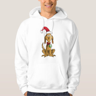 Max the Dog in Santa Hat Hoodie