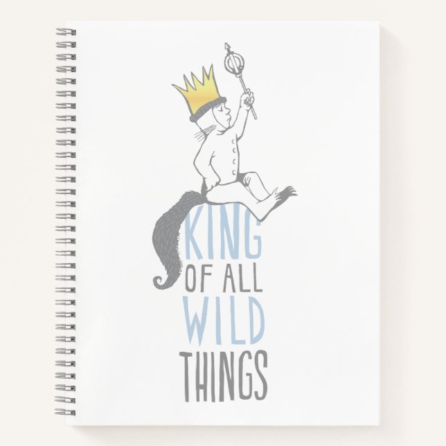 Max | The King of All Wild Things - Blue Notebook (Front)