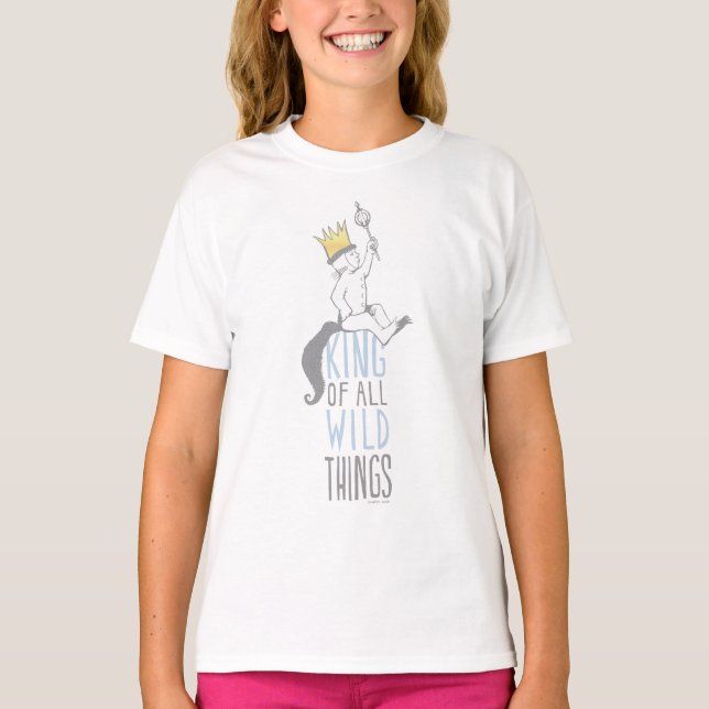 Max | The King of All Wild Things - Blue T-Shirt (Front)