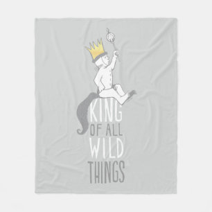 Max   The King of All Wild Things Fleece Blanket