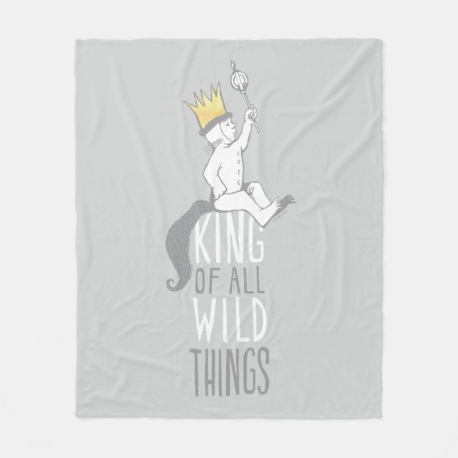 Max | The King of All Wild Things Fleece Blanket (Front)