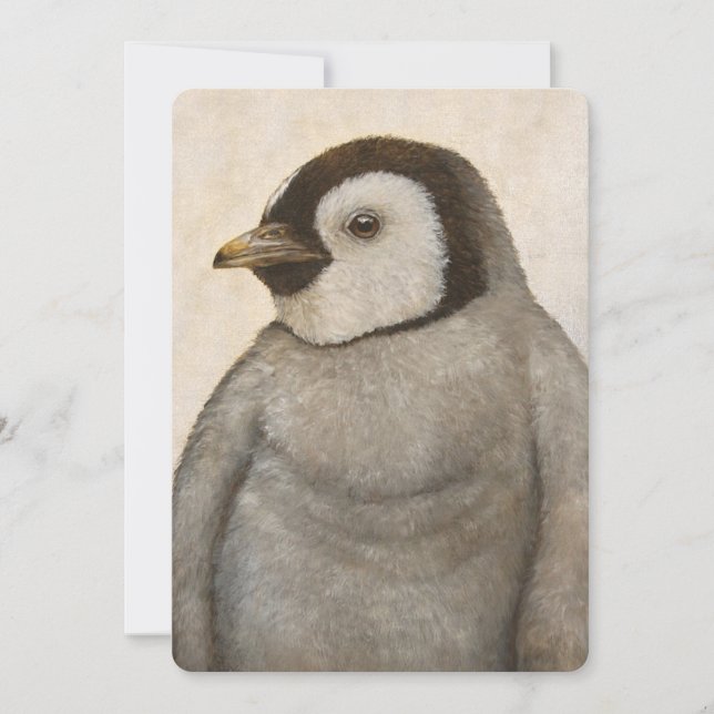 Max the penguin flat card (Front)