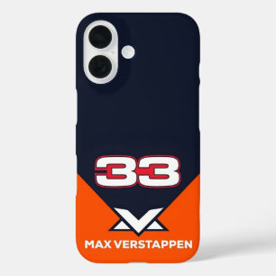 Max Verstappen 33 F1 Racing iPhone 16 Case