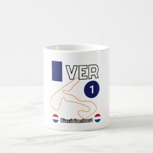 Max Verstappen, Circuit Zandvoort, formula 1 Coffee Mug