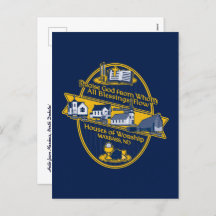 Maxbass Sunday Mornings Holiday Postcard