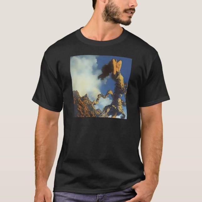 Maxfield Parish Painting Design T-Shirt (Front)
