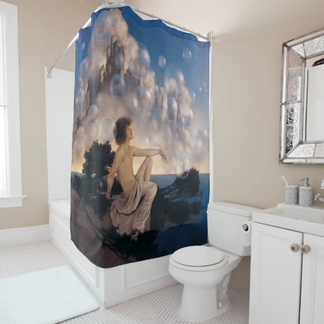 Maxfield Parrish Air Castles 1904 Vintage Fantasy  (In Situ)