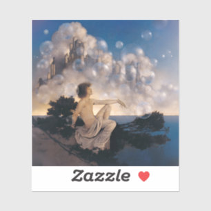 Maxfield Parrish Air Castles 1904 Vintage Fantasy 