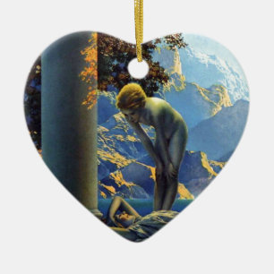 Maxfield Parrish Daybreak Ceramic Ornament