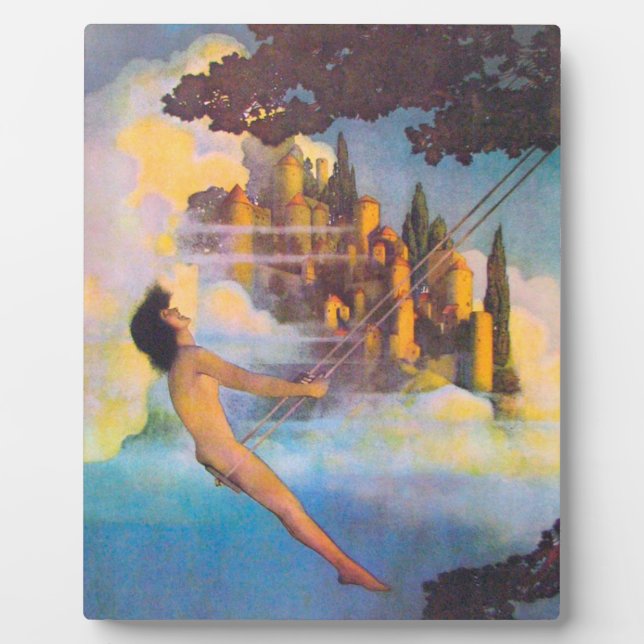Maxfield Parrish Dinky Bird Plaque (Front)